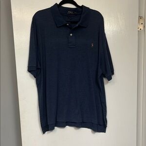 Polo by Ralph Lauren Men's Dark Blue Polo Shirt